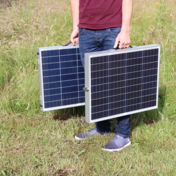  ECO-WORTHY Kit de bomba solar de 200 W, bomba de pozo de agua  de 24 V + 2 paneles solares de 100 W + controlador para riego fuera de la  red