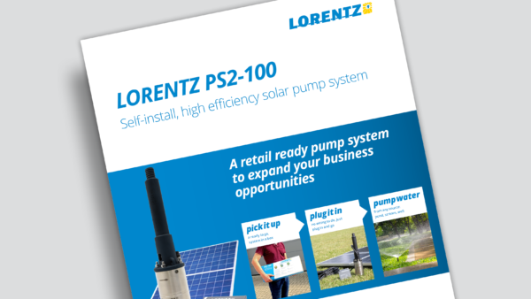 COMMENT INSTALLER UNE POMPE A EAU SOLAIRE LORENTZ PS2-100 